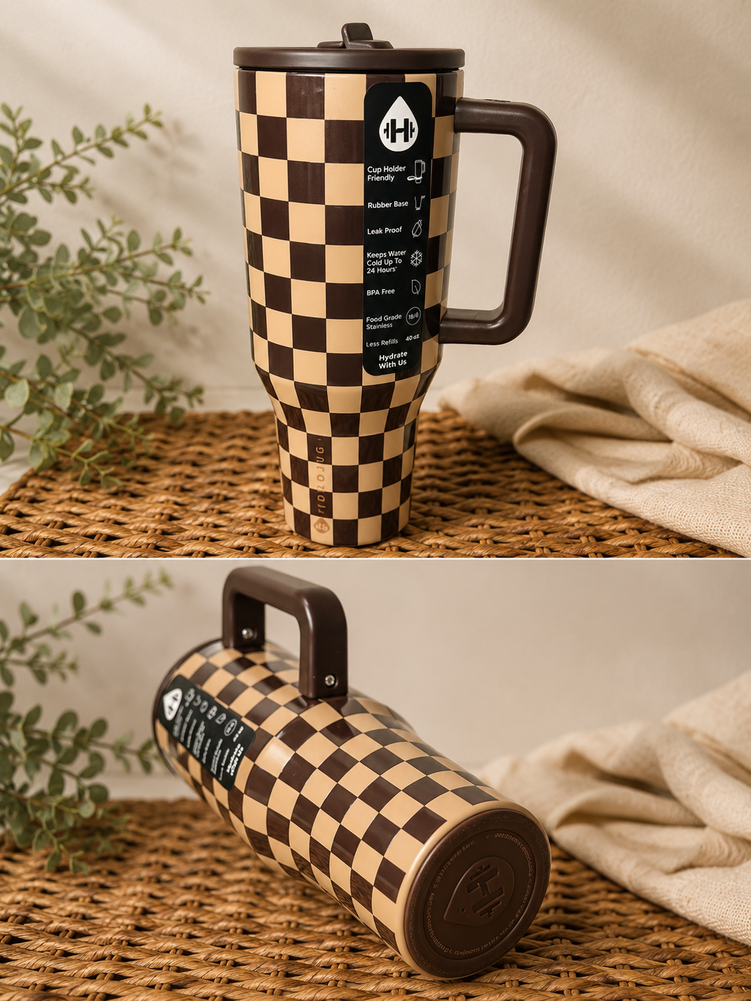 Checkered  Tumbler